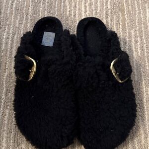 Birkenstock Boston Big Buckle Teddy Clog Sz 39